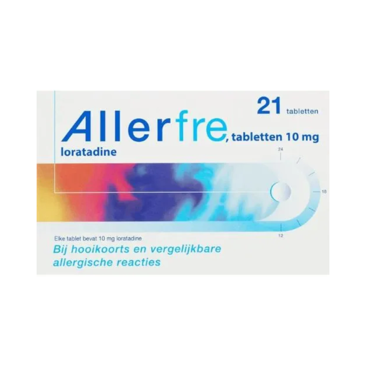 Allerfre 10mg 21 tabletten