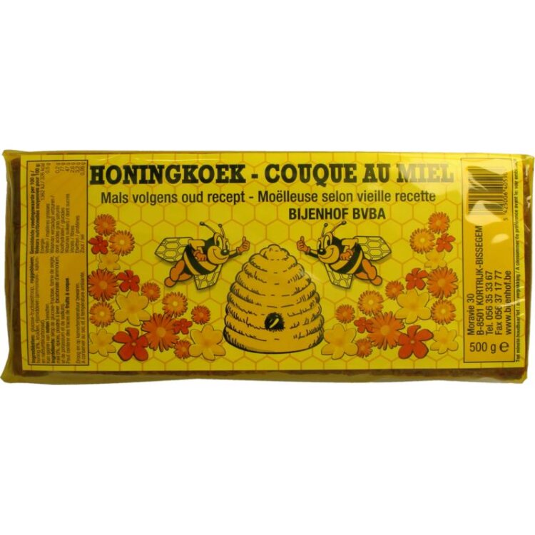 Honingkoek gesneden